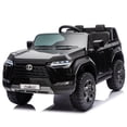 thumbnail image 1 of Ambifirner 24V 2 Seater Ride On Car , 2x80W Powerful Motors, Max 3.73 Mph, Parent Remote, All-Terrain Tires, Ride on Car, 132Lbs Load, Black, 1 of 10