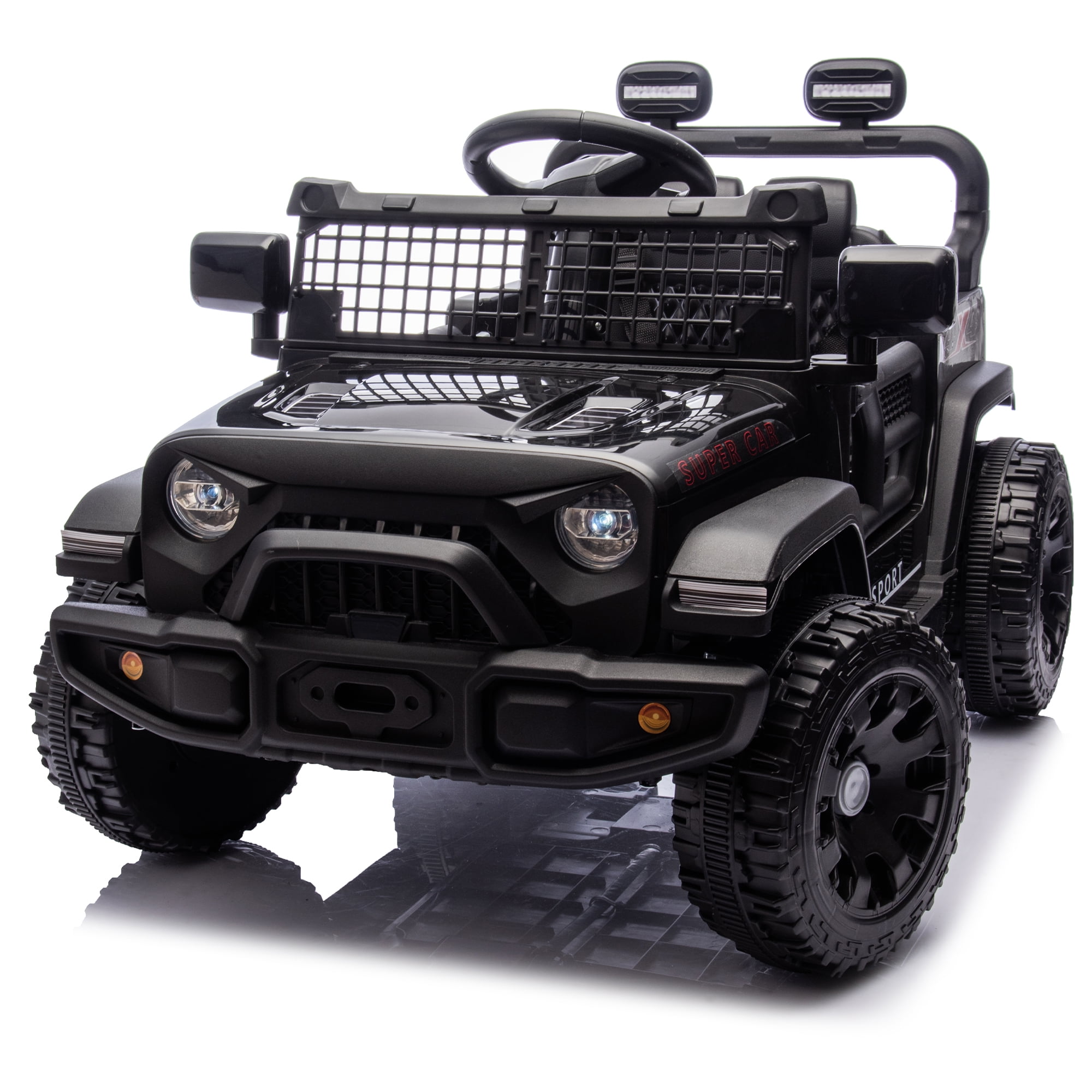 Child's Car Ridable Ambifirner 24V Kids Ride on Car with Remote Control, 2 Speeds Toys Car ...