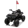 thumbnail image 1 of Ambifirner 24V Kids Ride On Toy, 4-Wheeler Quad ATV Play Car w/160W Motors, 3 Speed Setting, LED Lights, Music, 2 Seater Electric Off-Road Power Vehicle, 1 of 9