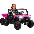 thumbnail image 1 of Ambifirner 24V Ride On Dump Truck Car for Big Kids 2 Seater XL, 4WD 6-Wheels Battery Powered Ride On Toy with Remote Control, 440W Powerful Motors, Dump Bed Electric UTV for Boys Girls, 1 of 7
