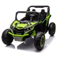 thumbnail image 1 of Ambifirner 24v 4wd Ride On Car, 2 Seater Dump Truck With Anti-Collision Bar, 2.4g Remote Control, 4 Wheeler, Bluetooth Music, Led Light With Storage Space, 1 of 8