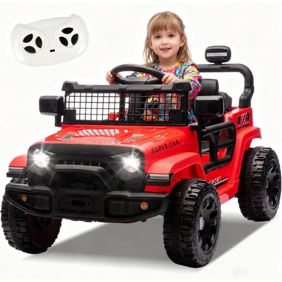 Ambifirner 24v Kids Ride On Car W/Parents Control,Four-Wheel Suspension,2wd,Power Display,Bluetooth,Mp3,Music,Led Headlight, 2 Speeds