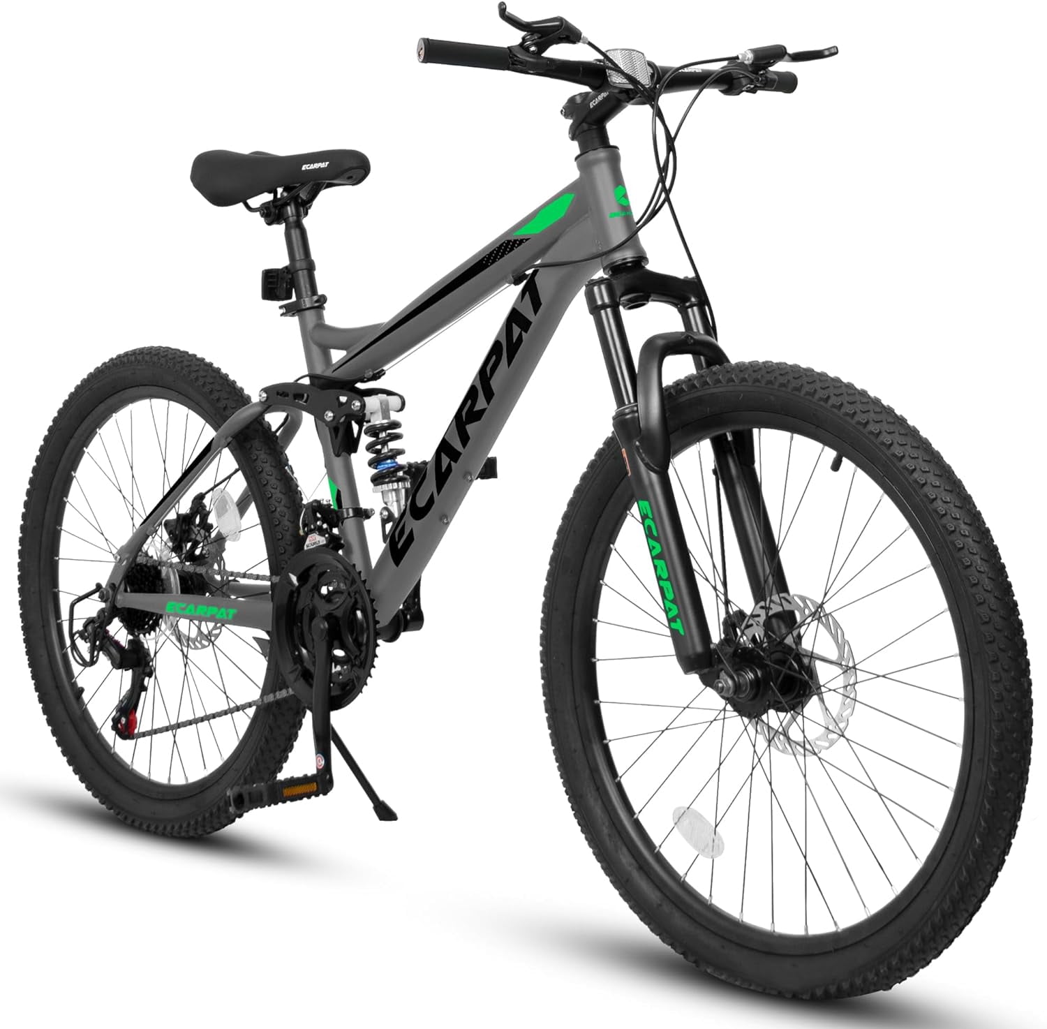 Ambifirner 24 Inch Adult Bike, 21 Speed Commuter Bicycle, Bicycle for Women and Men with High-Carbon Steel 24 Speed Mountain Urban Bike