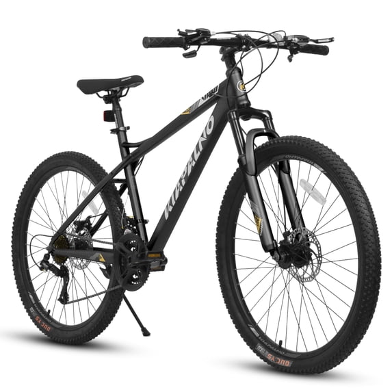 Ambifirner 26-Inch Mountain Bike for Adults and Teenagers, High Carbon Steel Frame, Front and Rear Mechanical Disc Brakes, 21-Speed Gear System, 26x2.125 Tires