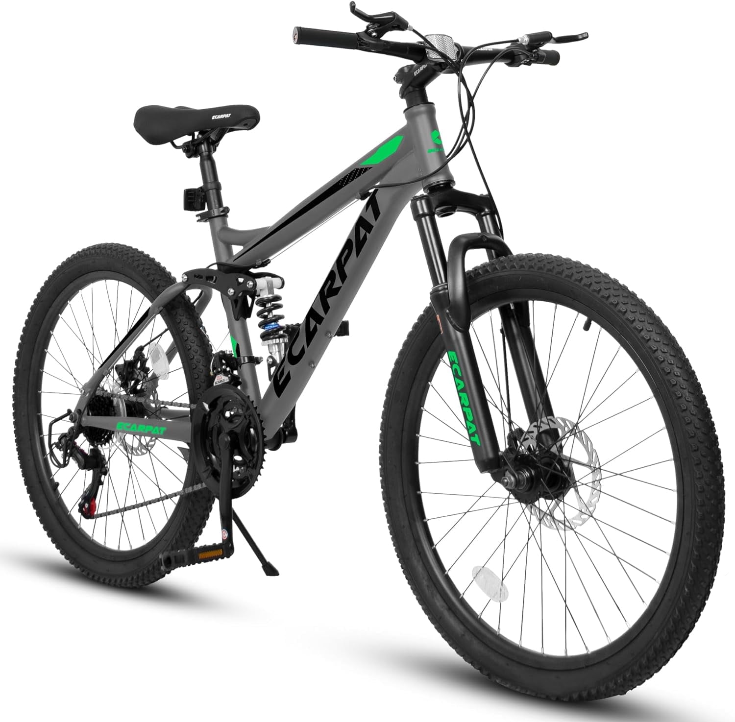 Ambifirner 26 Inch Mountain Bike with Lightweight Aluminum Alloy Frame, Full Suspension, 21 Speed for Men and Women, Outdoor Sports Bicycle