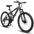thumbnail image 1 of Ambifirner 26 Inch Mountain Bike with Lightweight Aluminum Alloy Frame, Full Suspension, 21 Speed for Men and Women, Outdoor Sports Bicycle, 1 of 8