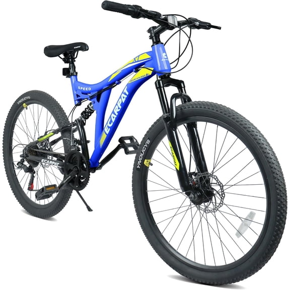 Ambifirner Durable 26 inch Men Mountain Bike – Steel Frame, 21-Speed Drivetrain & Anti-Slip Tires with Quick Assembly for Teens & Adults (85% Pre-Built)​​