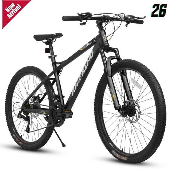 Ambifirner 26 inch Mountain Bike for Men Women, 21 Speeds High-Carbon Steel Frame, Sport Cycling MTB Bicycle for Adult