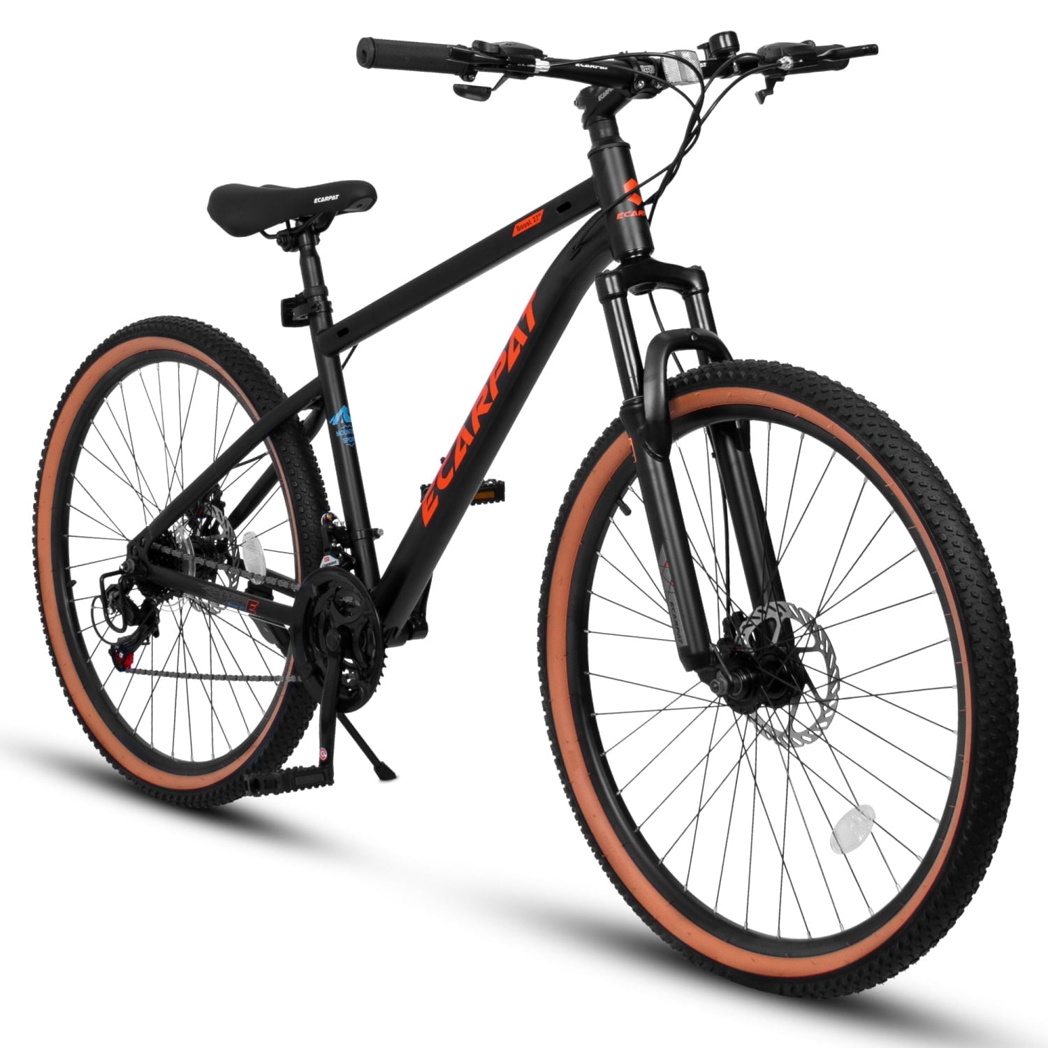 Ambifirner 27 Inch Women Mountain Bike, 21 Speeds Aluminum/Steel Mountain Bike, Dual Disc Brakes , Adult Sport Bicycle for Trail Snow Commuter City Road