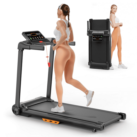 Ambifirner 3.0HP 2-in-1 Treadmill with Incline - 300lb Capacity, 7.5 MPH, Under Desk Walking Pad & Running Machine for Home