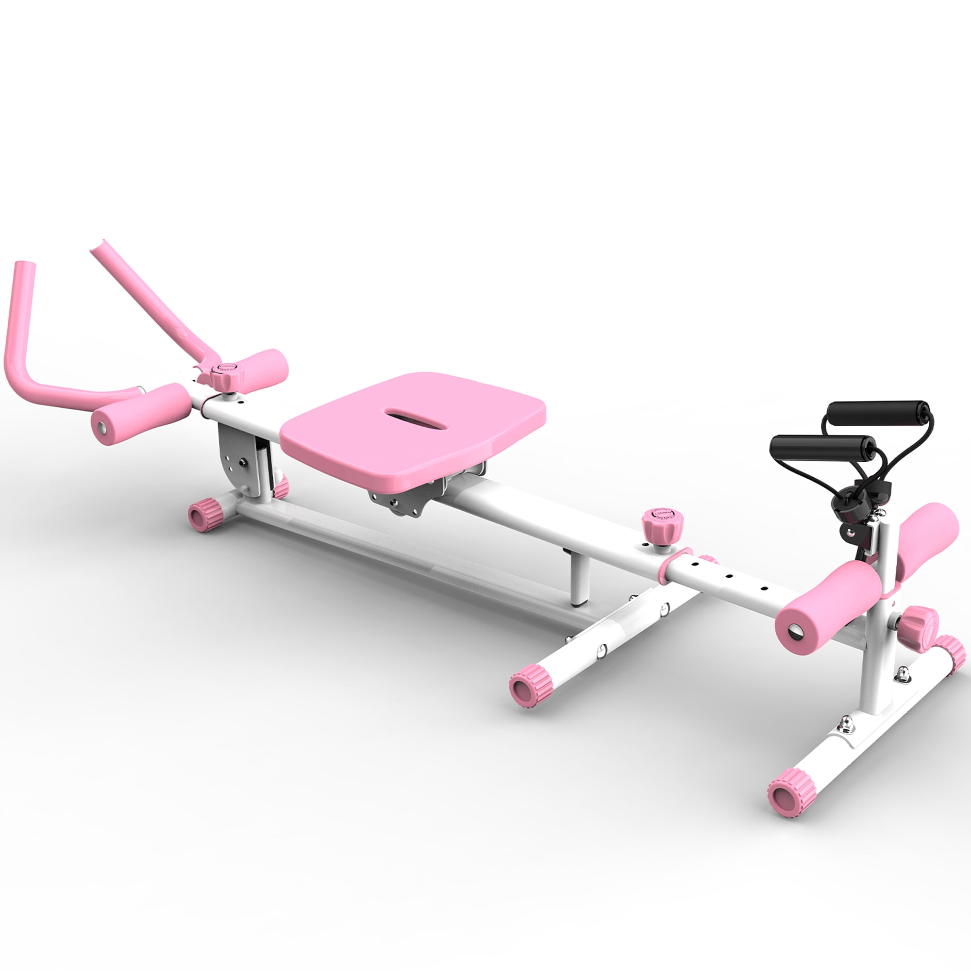 High Chair Rowing Machine Ambifirner 4-in-1 Foldable Ab Machine - Rowing/Leg Press/Roman Chair ...