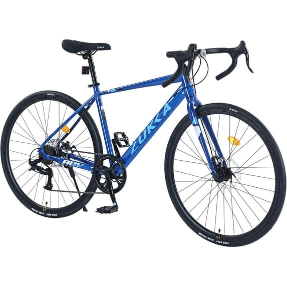 Ambifirner 700c Lightweight Road Bike with 21-Speed Shimano Gearing, City Commuting Road Soft Ride, Ideal Gift for Men and Women