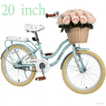 thumbnail image 1 of Ambifirner 20 inch Bikes With Basket for Beginners Easy Learning Bicycle Retro Cruiser Bike Single Speed for Rider Height 4'0" - 5'1" ,Easy Assembly, 1 of 9