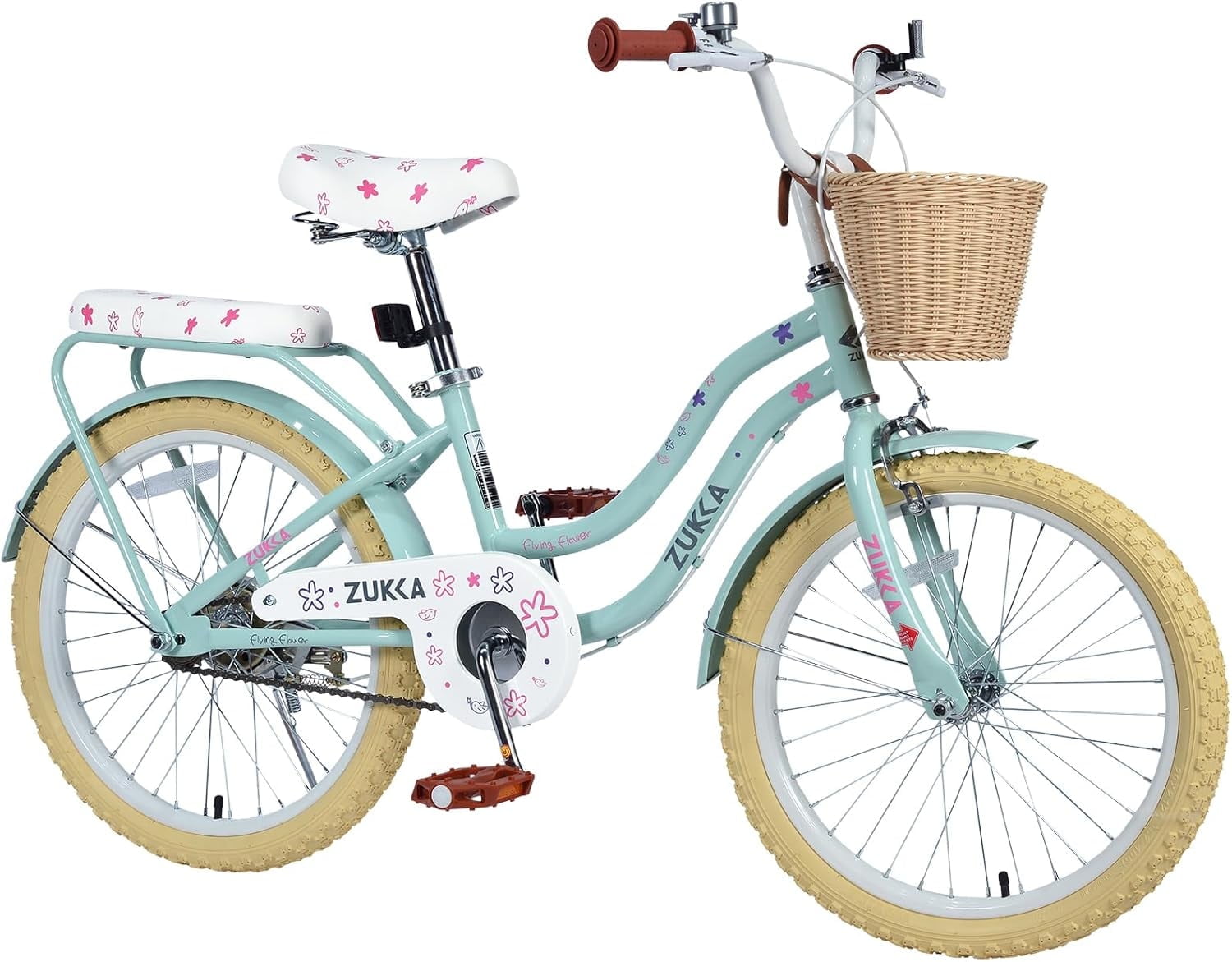Ambifirner 20 Inch BMX Style Bike, Hi-Ten Carbon Steel Frame with Front V-Brake & Rear Coaster Brake, Easy Assembly, Adjustable Seat for Learning Riders (Blue)