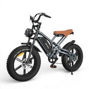 Ambifirner Electric Bike for Adults - 20" x 4.0 Fat Tire - 750W Brushless Motor - Long-Lasting 48V 14Ah Removable Battery - 7-Speed Transmission - Integrated Wheels - UL Certified