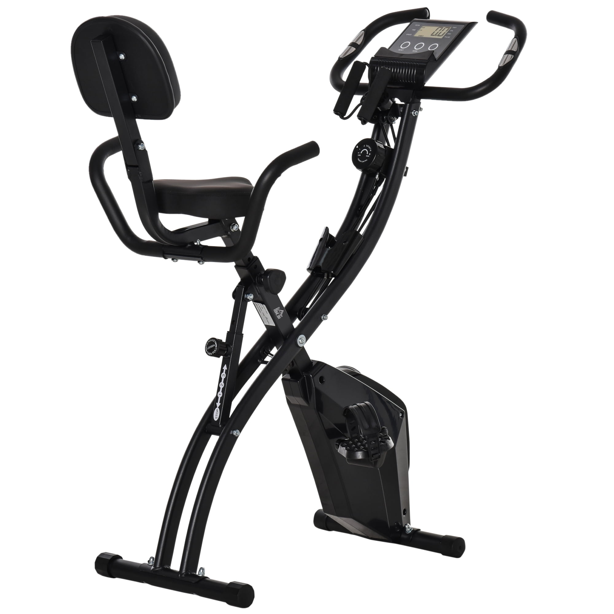 Ambifirner Folding Exercise Bike, 3-in-1 Recumbent Exercise Bike