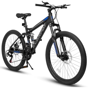 Ambifirner High Timber Mountain Bike for Adult 26 Inch Wheels, 21 Speeds, Front Suspension, Aluminum and Steel Frame Options