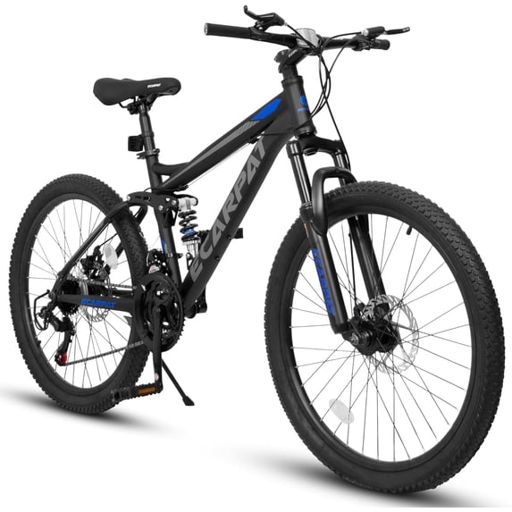 Ambifirner High Timber Mountain Bike for Adult 26 Inch Wheels, 21 Speeds, Front Suspension, Aluminum and Steel Frame Options