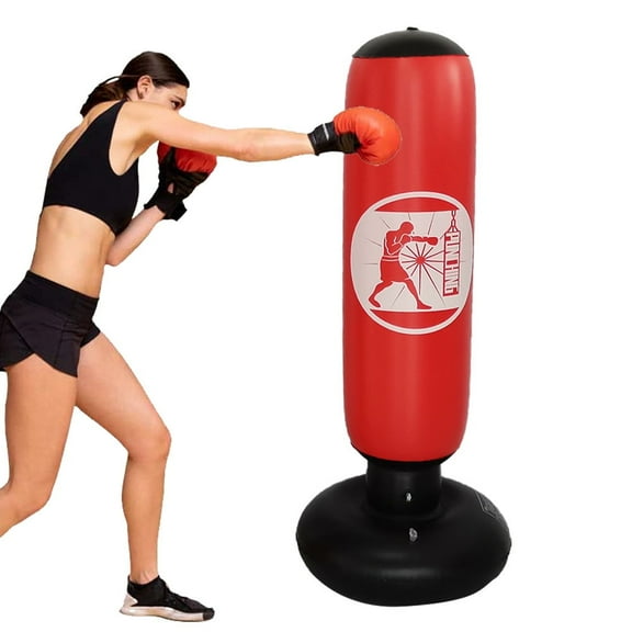 Ambifirner Inflatable Punching Bag for Kids 63 inch Freestanding Boxing Punching Bag for Kids Boxing Set Boxing Toys for Kids
