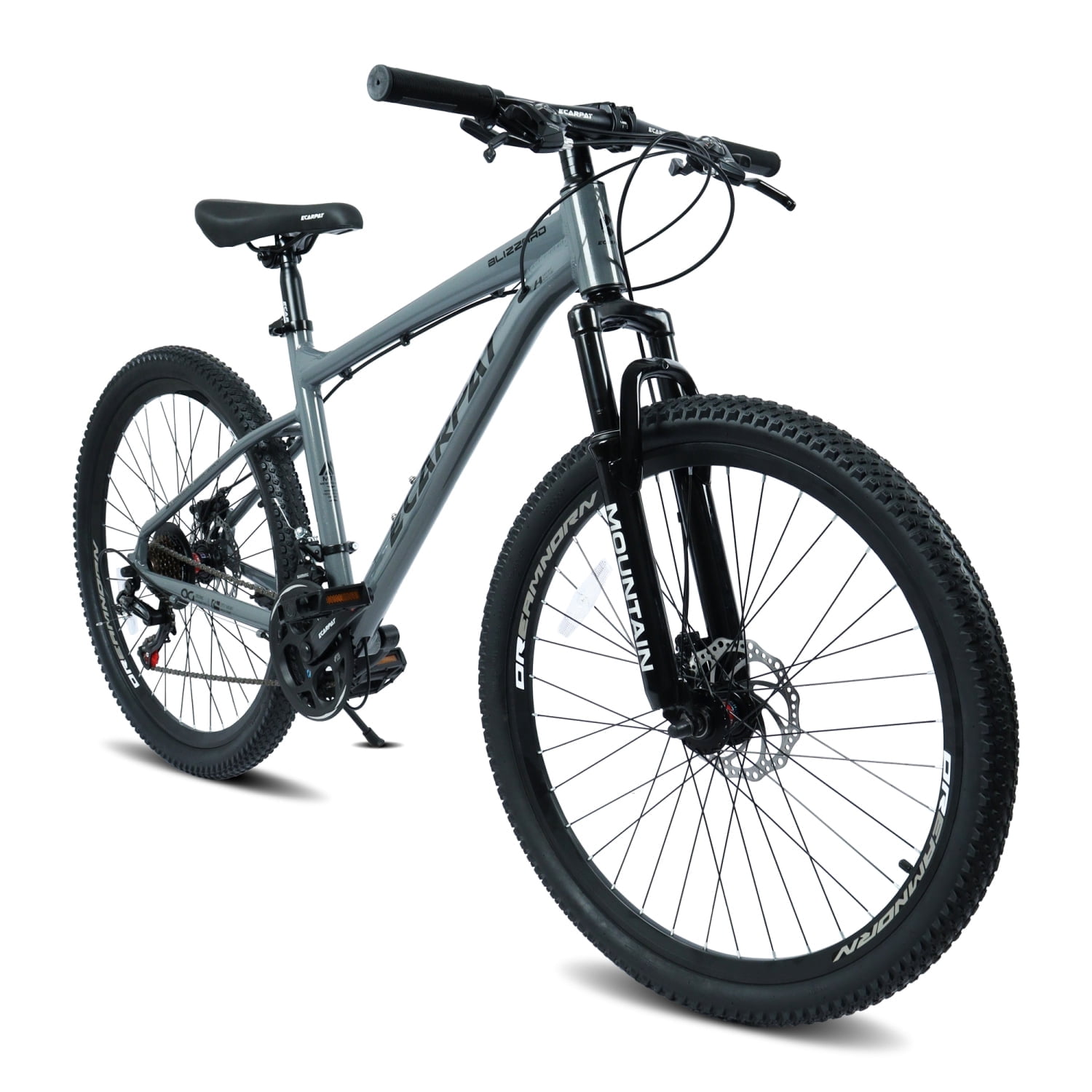 Ambifirner Mens Mountain Bikes: 21 Speeds Lightweight Cycling Bicycles, Dual Disc/V Brake,Metal Frame Bicycle for Men and Women, Adult Racing Bike with Comfort Seats