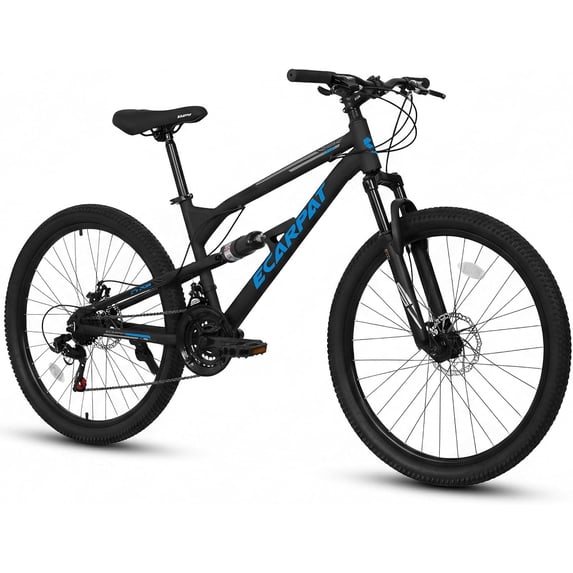 Ambifirner Mountain Bike: 26 inch Outdoor Cycling Bike 21Speed/ Steel/Dual Shock Absorption, Adjustable Ergonomic Seat for Men Women Adult, MTB Bicycle