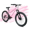 thumbnail image 1 of Ambifirner Mountain Bike 24 Inch For Women : Dual Disc Brakes 7 Speed Mountain Bike, Front Suspension ,Comfort Saddle, 1 of 9