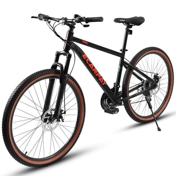 Ambifirner Mountain Bike 24 Inch Wheels, 21-Speed Mens Womens Trail Commuter City Mountain Bike,High Carbon steel Frame Disc Brakes Thumb Shifter Front Fork Bicycles