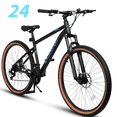 thumbnail image 1 of Ambifirner Mountain Bike 24 Inch Wheels MTB Teens Sports Bicycle, Commuter City Mountain Bike Front Suspension Adult Bicycles, 1 of 8