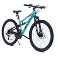 thumbnail image 1 of Ambifirner Mountain Bike for Men, 26 Inch Adult Bicycle , Full Suspension 21 Speed High-Carbon Steel Frame, MTB with Shock Absorption Fits Riders 57” - 65”, 1 of 8