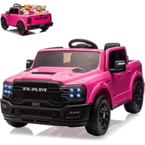 Ambifirner Ride On Truck Car Toy, 24V Electric 4 Wheels Kids Toys Ride on Truck w/Parent Remote Control, Music, Aux, LED Headlights, 2 Speeds