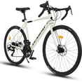 thumbnail image 1 of Ambifirner Road Bike 700C Frame 16 Speed Double Disc Brake for Mens Women Bicycle, 1 of 7