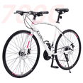 thumbnail image 1 of Ambifirner Road Hybrid Bike Urban City Commuter Bicycle with Disc Brake for Men Comfortable Bicycle 700C Wheels 24 speeds Bikes, 1 of 9