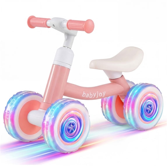 Ambifirner Small Balance Bike: Lightweight Bike with Adjustable Seat, Push Bicycle with 3 Level Adjustable Height,Push Bike for Birthday Gift