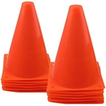 Ambifirner Soccer Cones Sports 7 Inch Training Cones: 12pcs Plastic Small Training Cones Set for Soccer Practice Football Basketball Drills Field Markers, Indoor and Outdoor Games
