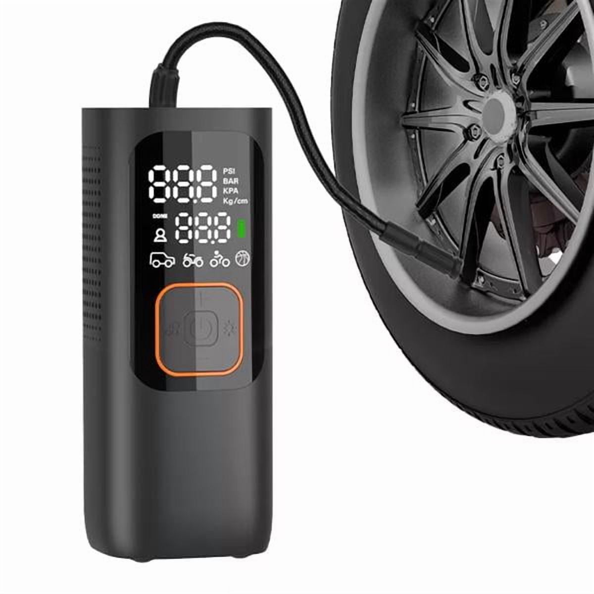 Ambifirner Tire Inflator Portable Air Compressor, Cordless Air Pump for Car Tires, 150 PSI Electric Bike Tire Pump with LED Light for Motorcycle, Auto, Ball, Bicycle