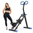 thumbnail image 1 of Ambifirner Upgraded Vertical Climber Machine with Display - 265LB Capacity, Foldable Full-Body Workout Equipment for Home, Adjustable Handlebar, Blue, 1 of 9