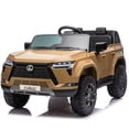 thumbnail image 1 of Ambifirner24V 2-Seater Ride On Car W/ PC 2.4G, High Chassis and Anti-Slip Grip wheels, Four-wheel Suspension, LED light, Bluetooth&MP3 Music, Speed up to 3.73 MPH, 1 of 10