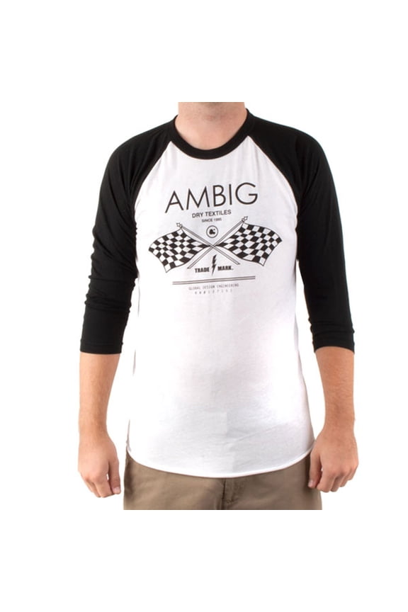 - Racing Team Adult Raglan T-Shirt - Large