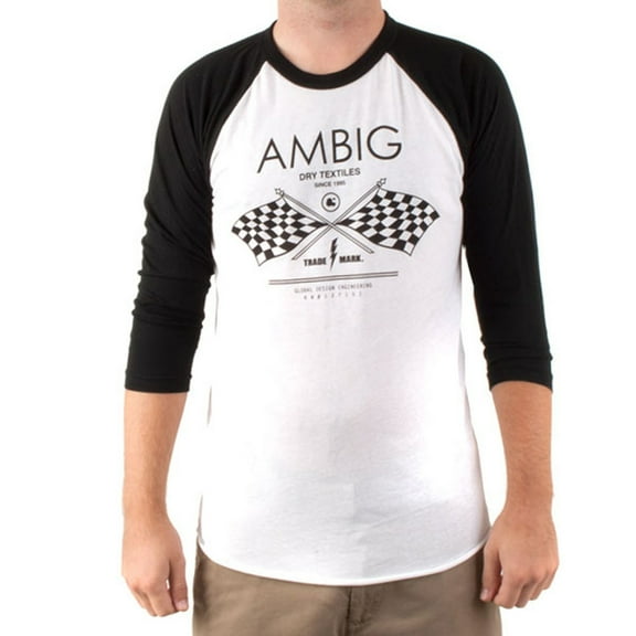 Ambiguous - Racing Team Adult Raglan T-Shirt - Medium