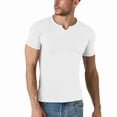 thumbnail image 1 of Ambiloof Men's Short Sleeve T-Shirt Slim Fit V Neck Shirts Stretch Tee Casual Underwear Athletic Soft Top, 1 of 5