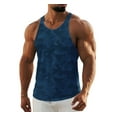 thumbnail image 1 of Ambiloof Men's Workout Mesh Tank Tops Quick Dry Y-Back Tops Muscle Athletic Shirts for Gym Smooth Stretchy fabric, 1 of 5