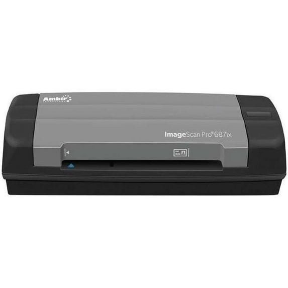 Ambir DS687IX-A3P Duplex ID Card Scanner w/ AmbirScan for Athena