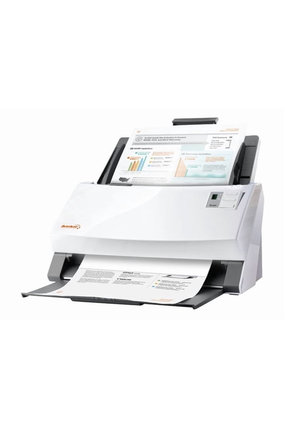 Ambir ImageScan Pro DS340-SE 40ppm High-Speed ADF Scanner for Windows PC and Mac
