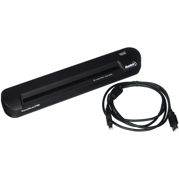 Ambir PS600-PRO TravelScan Pro Simplex Document & ID Scanner w/AmbirScan 3.1 Pro software