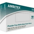 thumbnail image 1 of Ambitex, Non-Sterile Powder-Free Nitrile Select Exam Glove, Medium, Box of 100, 1 of 2