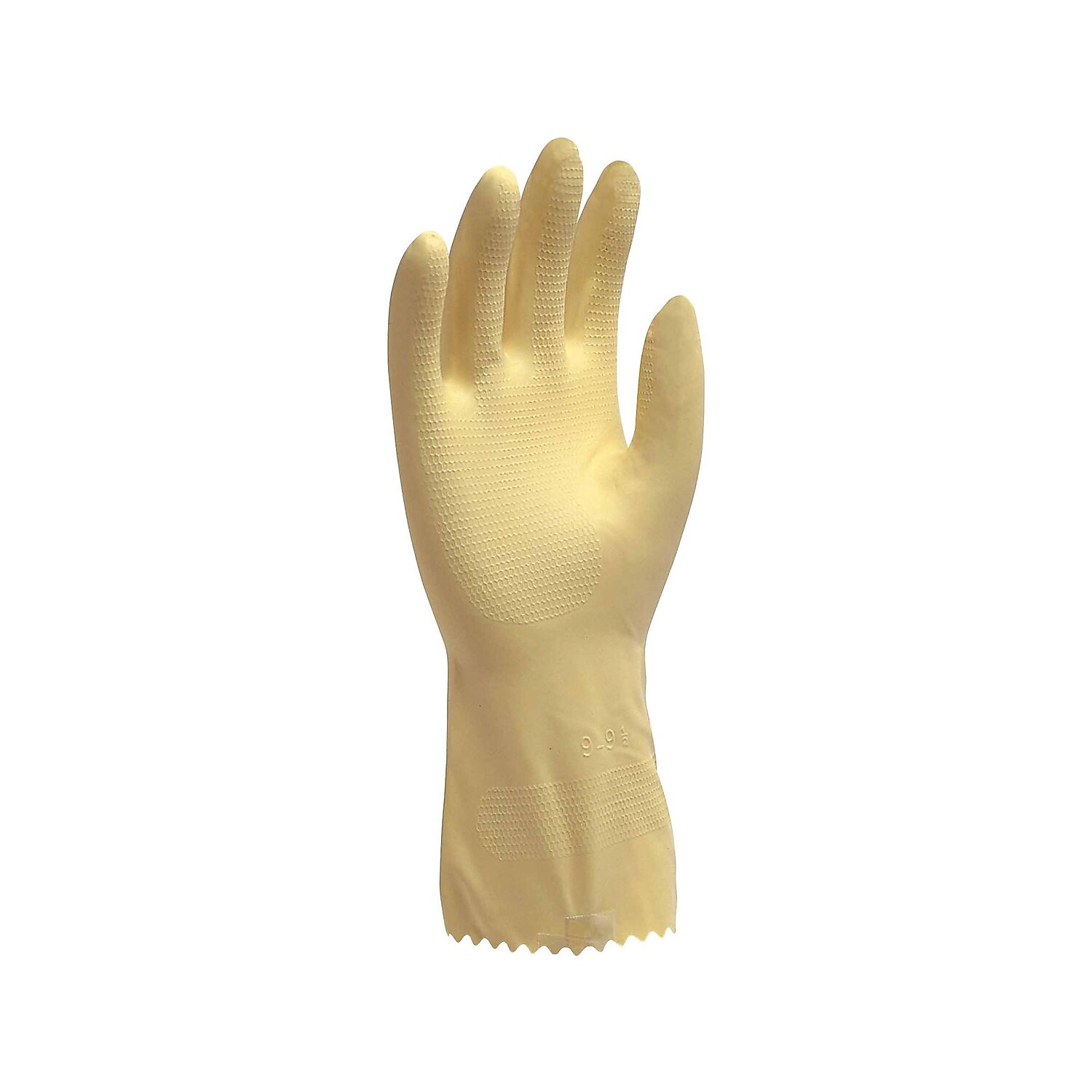 Ambitex Pro L6500 Series Yellow Flock Lined Latex Gloves Large 886615
