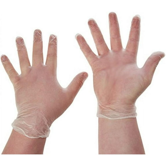 Ambitex Vinyl Gloves, Medium, Powder-free, Non-sterile, 100 Count