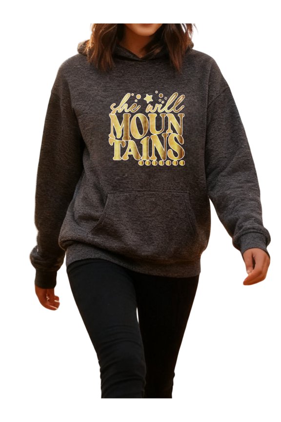 Ambition Motivational Hoodie for Men Women, Inspirational Pullover Hooded Sweatshirt, Cozy Cotton Poly Blend, Positive Casual Outfit