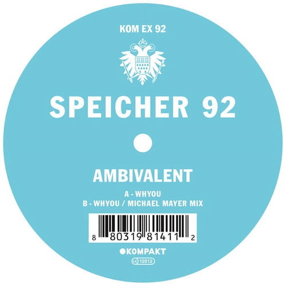 Ambivalent - Speicher 92 - Electronica - Vinyl