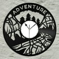 thumbnail image 1 of Amblelife Adventure Vinyl Wall Clock Souvenir Gift for Friends Home Living Room Decoration Vintage Design Office Bar Room Home Decor, 1 of 7